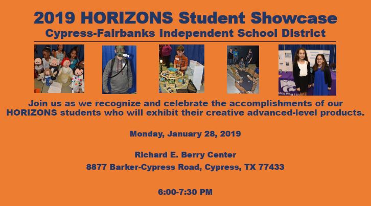 Horizon Showcase for Gifted and Talented Students