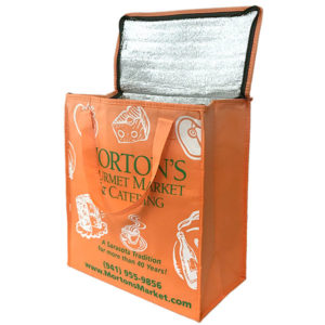 Eco-friendly Orange Jumbo Insulated Bag