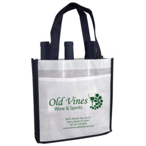 Old Vines eco-friendly 3 bottle wine bag