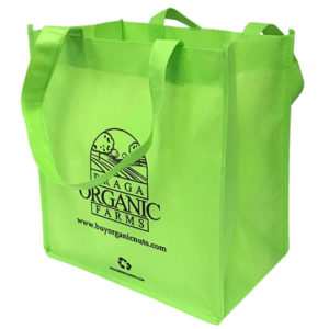 Eco-friendly standard grocery bag - green